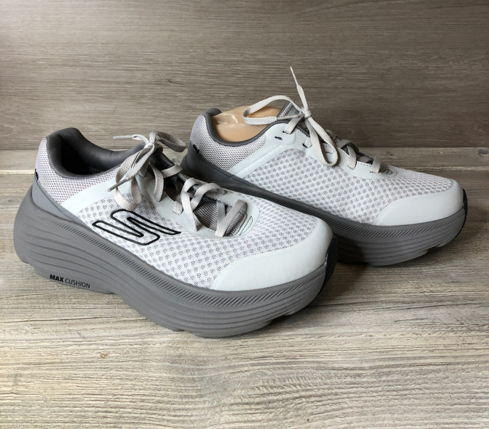 Skechers Mens Gray Sport Max Cushion Comfort Endeavour Running 220613 Size 7.5